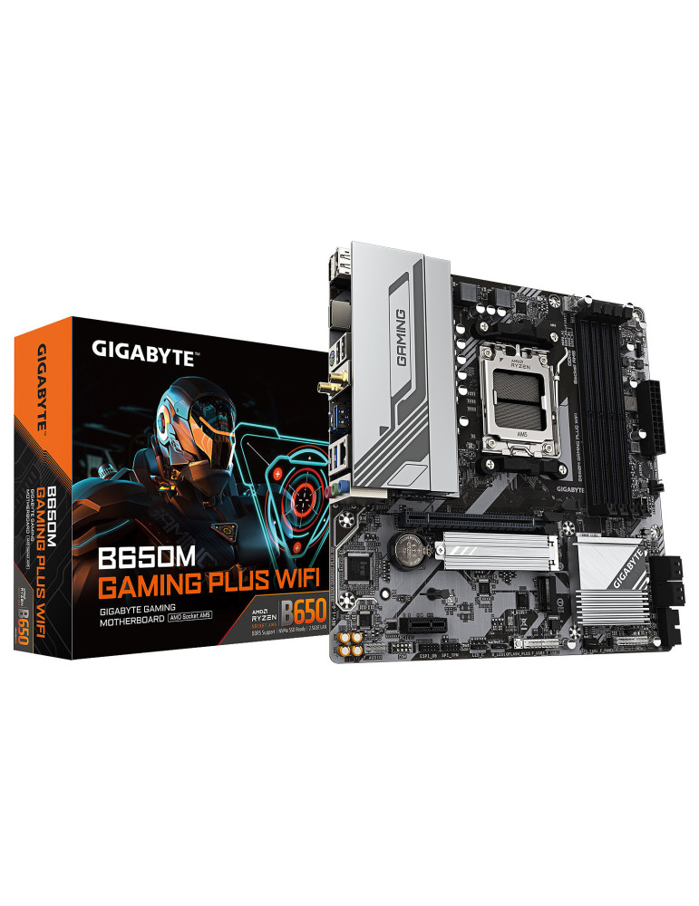 Carte Mère Gigabyte B650M Gaming Plus Wi-Fi AM5 Micro ATX