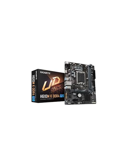 Carte mère Gigabyte H610M K  Socket LGA 1700  DDR4  Micro ATX