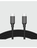 Câble USB-C M/M  1 m  Tressé  Konrow