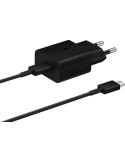 Chargeur mural Samsung USB-C 15W + câble  Noir