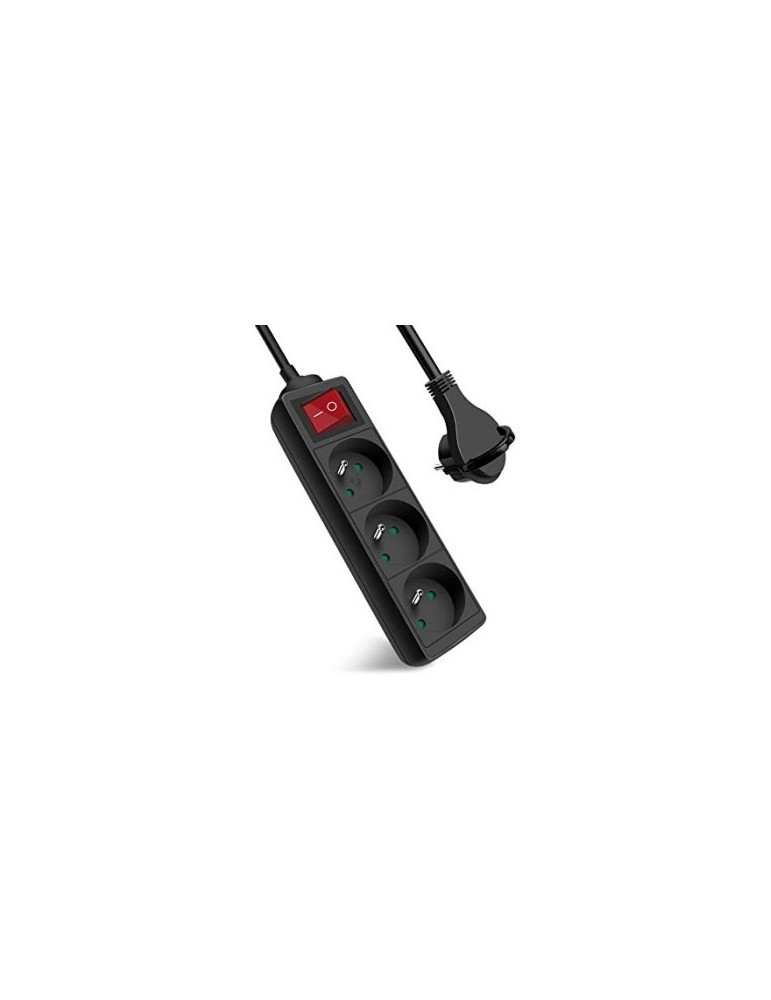 Bloc multiprise parafoudre  3 prises  Sound Candy
