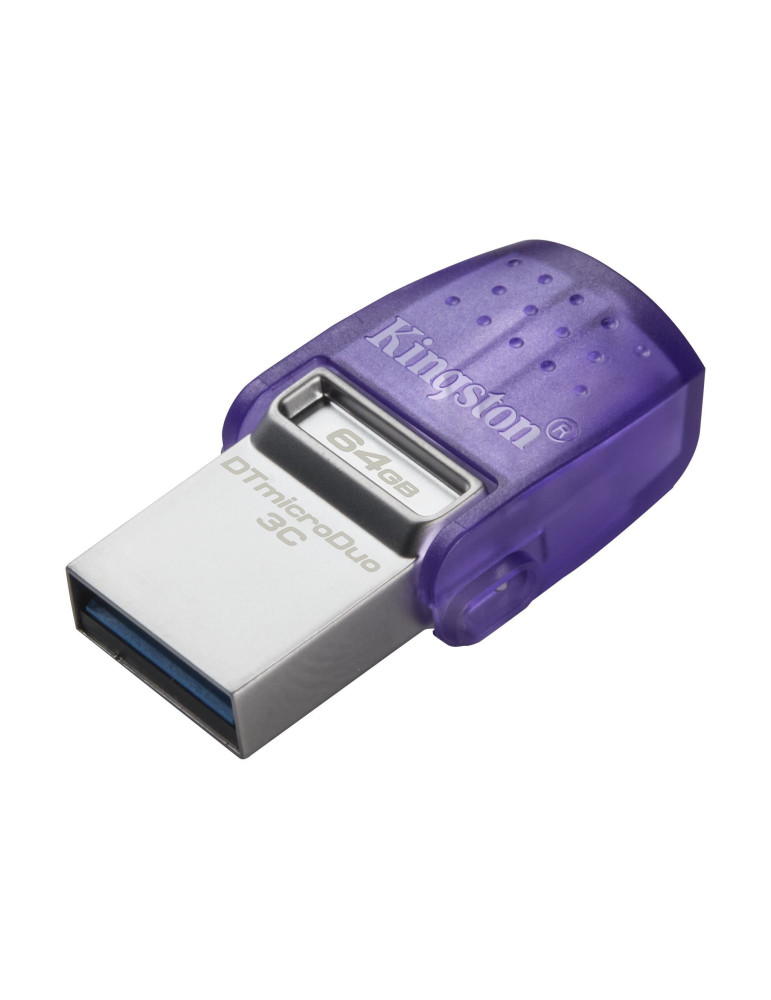 Clé USB 3.2 64 Go  Kingston DT MicroDuo A/C