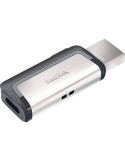 Clé USB 128 Go  SanDisk Dual USB-C