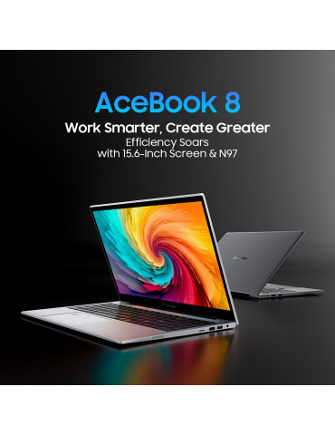 Blackview AceBook 8 – Core N97 · 16 Go DDR4 · 512 Go SSD · 15,6″ FHD+ 2
