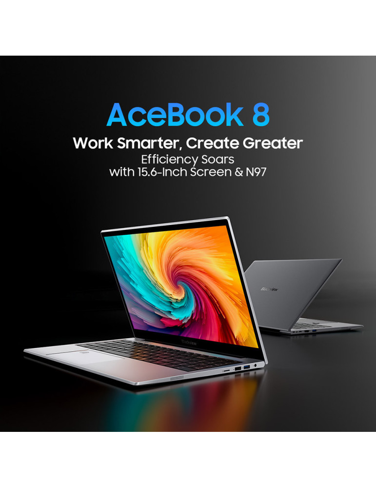 Blackview AceBook 8 – Core N97 · 16 Go DDR4 · 512 Go SSD · 15,6″ FHD+