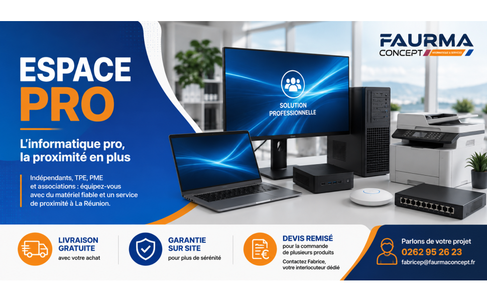Professionnels, votre informatique mérite un service de proximité
